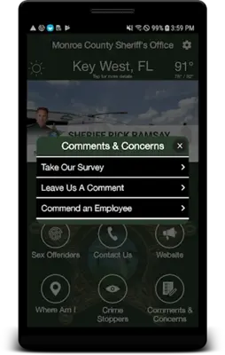 Monroe County Sheriff android App screenshot 1